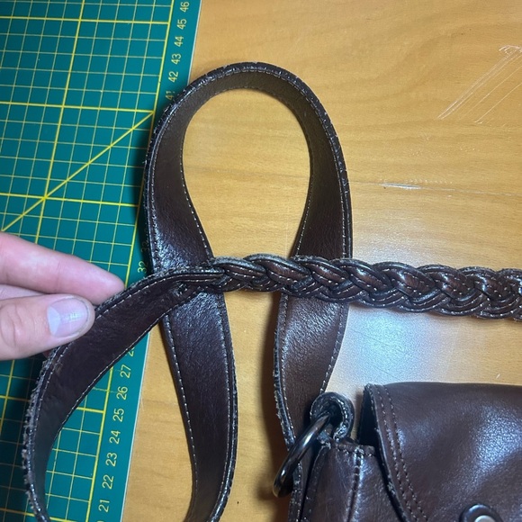 Thomas Wylde braided leather rhinestone skull crossbody bag - Picture 8 of 16